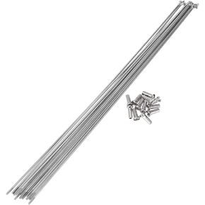 12 مجموعة 14 جرام دراجة المتحدث 299 مللي متر عجلة الدراجة المتحدث 304 الفولاذ المقاوم للصدأ الفضة لهجة in Kuwait