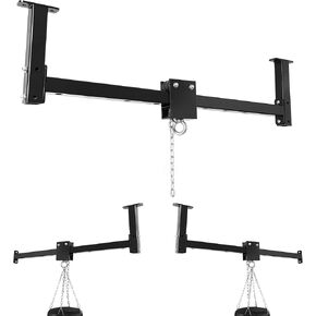 Heavy Bag Hanger Wall Ceiling Mount with Roller System, 300 LB Capacity Adjustable Punching Bag Hanger, Sliding Bracket for Boxing, Kickboxing, MMA Training in Kuwait