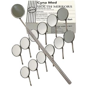 Dental Mouth Mirrors Size #5 Cone Socket Dental Instruments Pack of 12 in Kuwait
