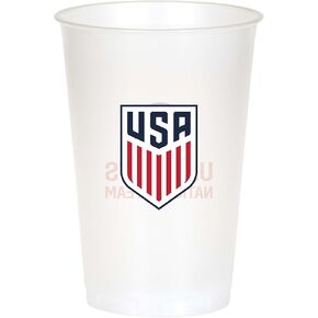 SAY HOORAY! USMNT World Cup 2026 U.S. Men's Soccer Multicolored Plastic Cups, 20 oz., 24 ct. in Saudi Arabia