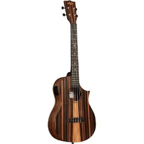 Kala Amara Tri-Top Baritone Ukulele with Cutaway & EQ - for Adults and Teens, Deep Tone, Electric-Acoustic, Wooden 4-string ukulele, Stage Ready in Kuwait