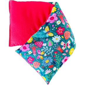 Extra Long Microwavable Heating Pad 7"x18" – Flaxseed Hot & Cold Therapy Pack for Back Pain & Cramps – Moist Heat Relief – Scented or Unscented (Vintage Fl) in Kuwait