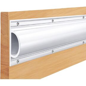 Frienda 16 Ft Standard D Dock Bumpers, Full Face Edging Side Gard PVC Profile Dock Guard for Straight Edge and Side Full Protection Boat Protection, White in Kuwait