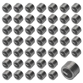 50 قطعة M5 × 0.8 مم × 2D سلك خيط إدراج، 304 طقم إصلاح لفائف حلزونية من الفولاذ المقاوم للصدأ، كم سلك متري للخيوط المجردة في المكونات المعدنية in Kuwait