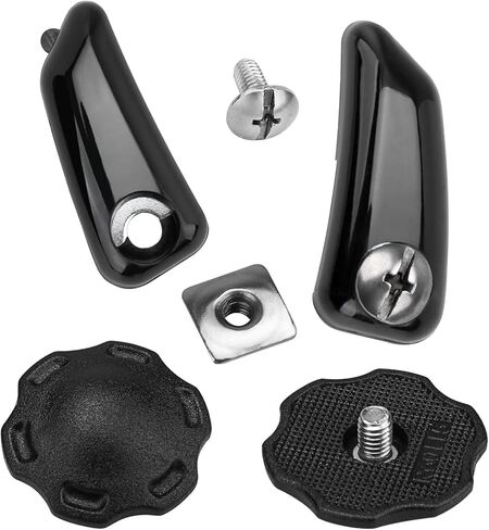 مسامير الإبهام لخوذة كرة القدم وحزام الذقن مع مسامير وصواميل على شكل حرف T متوافقة مع Riddell SpeedFlex، احتفظ بنظام تثبيت خوذة كرة القدم للشباب Speedflex Chinstrap لتقليل إصابة الرأس (عبوة من قطعتين) in Kuwait