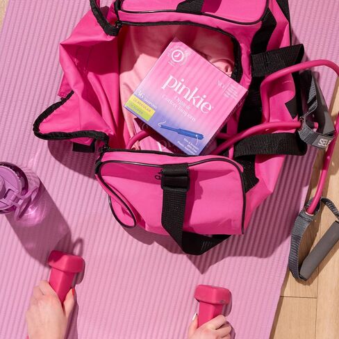 سدادات قطنية عضوية من بينكي للمراهقين والبالغين - مصنوعة من القطن بنسبة 100% تتكيف مع جسمك - أداة توزيع رفيعة خالية من مادة BPA لإدخال مريح - خالية من الكلور والعطور والصبغات والرايون - عادية/ممتازة، 36 قطعة in Kuwait