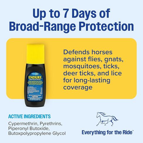 Farnam Endure Roll-On Fly Repellent for Horses, for Sensitive Areas, 3 Ounces in Kuwait