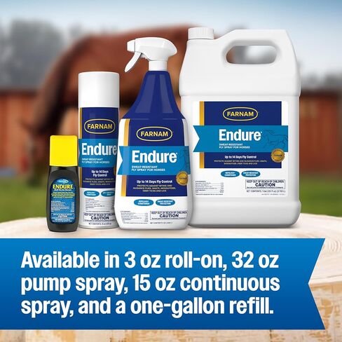 Farnam Endure Roll-On Fly Repellent for Horses, for Sensitive Areas, 3 Ounces in Kuwait