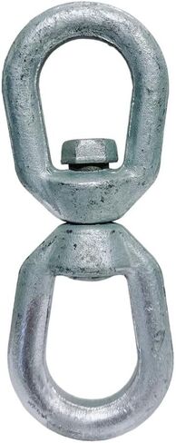 5/8" Eye & Eye Swivel for Marine Boats – Hot Dipped Galvanized Mooring Connector, 5,200 lbs WLL, Eye & Eye Swivel in Kuwait
