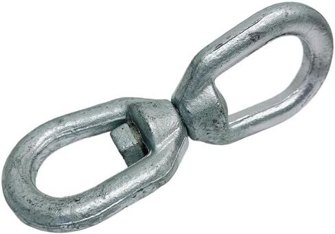 5/8" Eye & Eye Swivel for Marine Boats – Hot Dipped Galvanized Mooring Connector, 5,200 lbs WLL, Eye & Eye Swivel in Kuwait