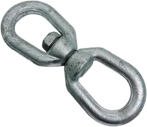 5/8" Eye & Eye Swivel for Marine Boats – Hot Dipped Galvanized Mooring Connector, 5,200 lbs WLL, Eye & Eye Swivel in Kuwait