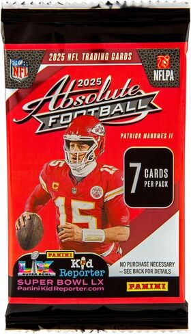 2025–26 Panini Absolute Football Mega Box – Retail Exclusive Parallels & Inserts – NFL Trading Cards – Sealed Retail Mega Box in Saudi Arabia
