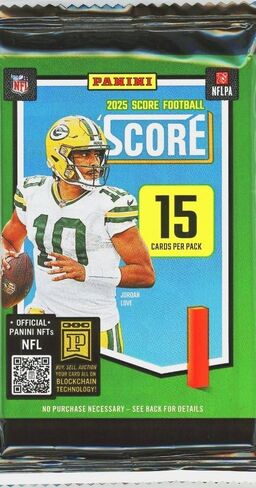 2025 Panini SCORE Football حزمة رقائق ضخمة حصرية ومختومة من المصنع مع 15 بطاقة جديدة تمامًا بما في ذلك ROOKIES وPARALLEL! ابحث عن ترافيس هانتر وجاكسون دارت وأشتون جينتي وكام وارد وغيرهم الكثير! in Saudi Arabia