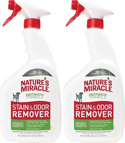 Nature's Miracle Dog Stain و Roador Remover ، Everyday Mess Enzymatic Formula ، 24 Fl Oz in Kuwait