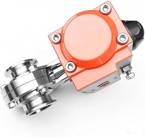 1/2 "إلى 2" صمام فراشة ثلاثي المشبك مشغل هوائي مزدوج مشغل هواء من الفولاذ المقاوم للصدأ (OD19) in Kuwait