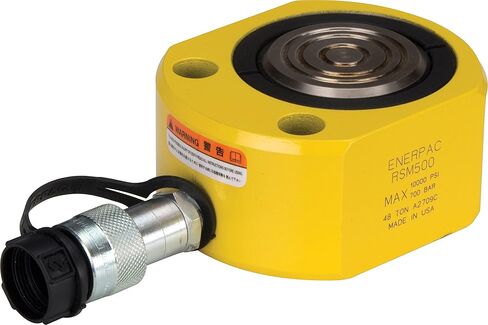 Enerpac RSM-500 أسطوانة هيدروليكية مسطحة أحادية المفعول ومنخفضة الارتفاع بسعة 50 طن، ومنفذ واحد، وطول شوط 0.63 بوصة in Saudi Arabia