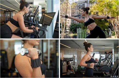GAOS Wrist & Ankle Weights for Women - Wearable Weighted Bangles for Pilates, Yoga, Walking & Strength Training,Adjustable Fit, Soft Silicone Anti-Slip Design - 2 lbs Pair (Set of 2). in Saudi Arabia