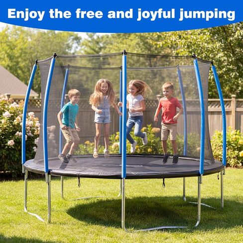 U0U 35.4 Inch Trampoline Pole Covers,Blue Trampoline Pole Foam Covers Replacement,1.26 Inch Diameter Foam Sleeves for Kids Trampoline Accessories Safety Protection in Kuwait