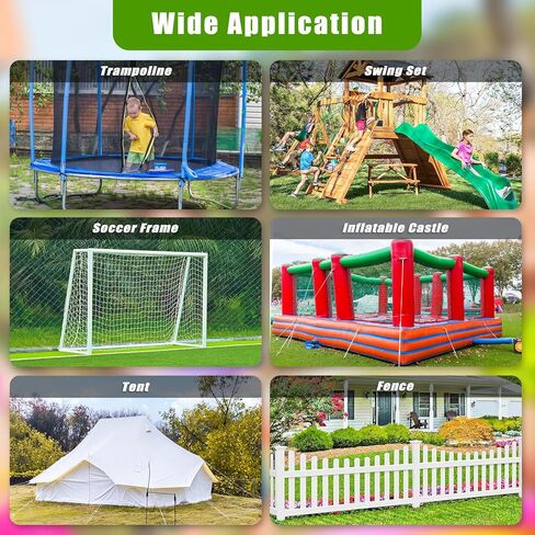 BeneLabel 2/4 Pack 18" 30" Ground Anchors Screw in Mobile Home Anchors Kits 2.8" Wide Tapered Spiral Trampoline Anchor Set with Bracket Swing Set Anchor for Playset, Tent, Shed, Fence, Swingset in Kuwait