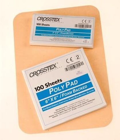 Crosstex KPAD36 Poly Coated Mixing Pad, 3" x 6", White (Pack of 6) in Saudi Arabia
