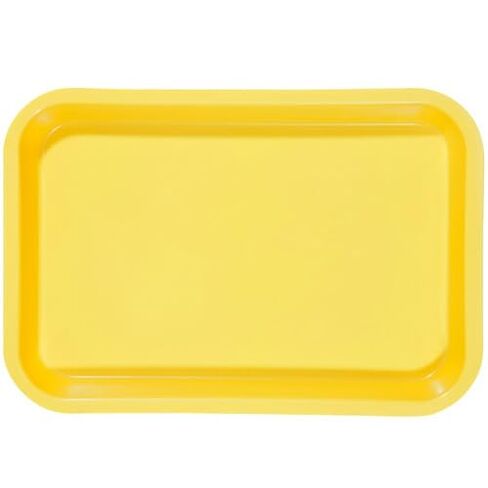 Zirc Dental 20Z101O صينية صغيرة مقاس F بلاستيك أصفر 9-3 / 8 "X 6-3 / 8" X 7/8" in Kuwait