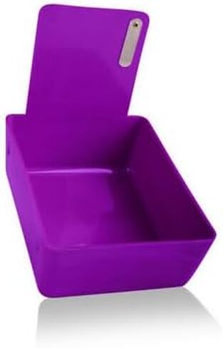 4/Pk Dental Lab Pan Hanging Medium Plastic Dental Medical Pro Lab Working Pan for Hanger Bar (Purple) in Saudi Arabia