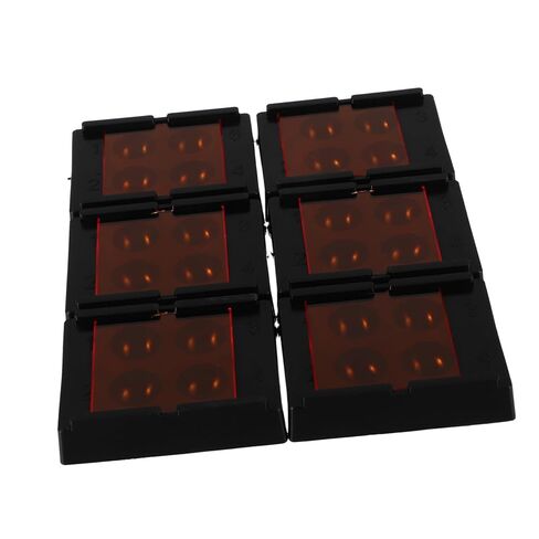 6pcs Disposable Dental Mixing Palette with Light Shield Plastic Mixing Cups Tray for Light-Sensitive Materials Single-use Uniform Container for Safe and Efficient Dental Use in Saudi Arabia