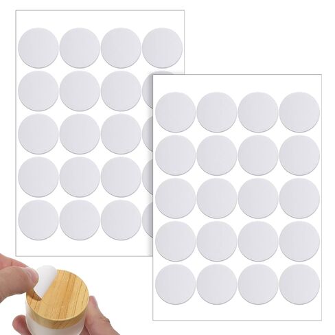 40 Pcs Adhesive Dots Double Sided Clear Sticky Dots Removable Round Double Sided Stickys Dot Waterproof Small Sticky Dot Heavy Duty for Festival Decoration Mirror Light DIY Use 30mm in Saudi Arabia
