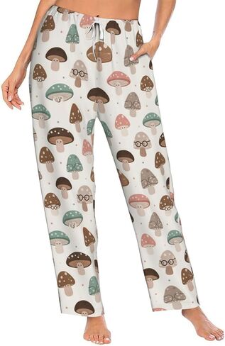 Dujiea Women's Pajama Pants With Pockets, Sleepwear Stretch Drawstring Lounge Bottoms Wide Leg Comfy Sleep Pj Bottoms Women in Saudi Arabia