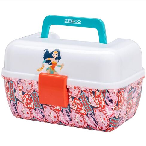 Zebco Youth Tackle Box, Single Lift-Out Tray, Secure Snap Closure in Kuwait