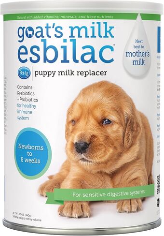 PetAg Goat’s Milk Esbilac Powder - 5 lb - Powdered Puppy Formula with Prebiotics, Probiotics & Vitamins for Puppies Newborn to Six Weeks Old - for Sensitive Digestive Systems in Kuwait