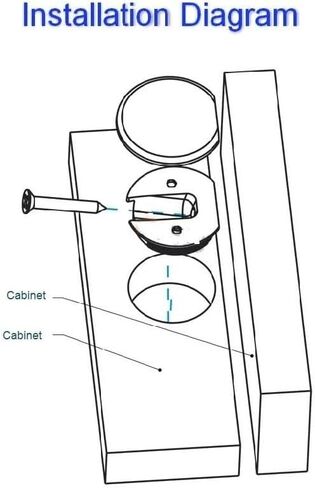 Desk Grommet,8PCS,Desk Wire Hole Cover Base Connector Cable Line Box Furniture Hardware, in Saudi Arabia