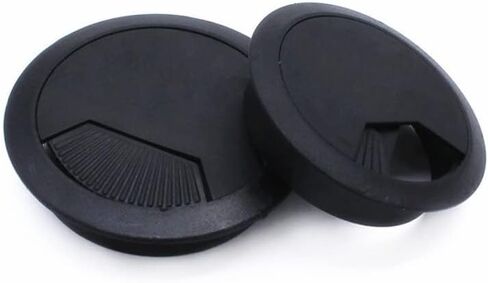Desk Cable Grommets,8pcs,Table Cabinet Round Wire Organizer,Plastic,60mm, in Saudi Arabia