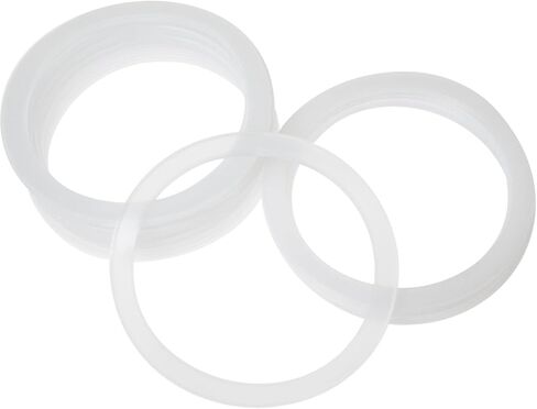 MEETOOT 16PCS Leak Proof Glass Jars Sealing Ring Inner Diameter 70mm Mason Jar Lid Gasket for Storing Food and Sealing Skincare Product/Toiletries/Craft Materials/Pigments in Saudi Arabia