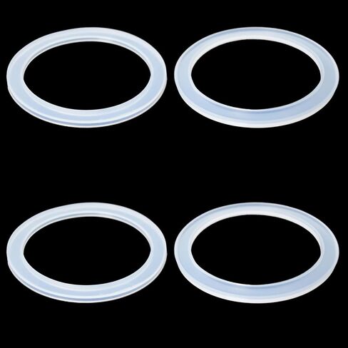 MEETOOT 16PCS Leak Proof Glass Jars Sealing Ring Inner Diameter 70mm Mason Jar Lid Gasket for Storing Food and Sealing Skincare Product/Toiletries/Craft Materials/Pigments in Saudi Arabia