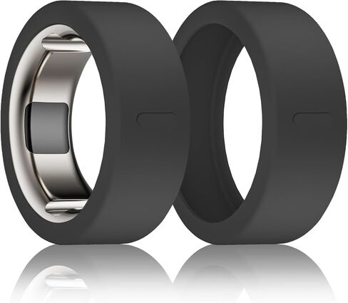 Silicone Ring Cover Compatible with Oura Ring Protector | Elastic Case for Oura Ring Gen 4/3 Working Out - Patent Protected in Saudi Arabia