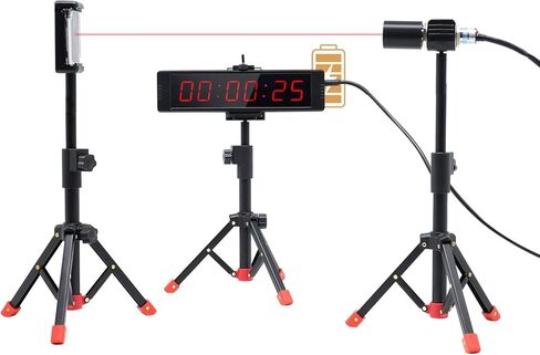 Indoor Wired Laser Timer for Training,LED Stopwatch Race Clock,Racing Timer,Skating Track and Field Running for Sprints Bike Motorcycle（8.5 x 2.1 inch） in Kuwait