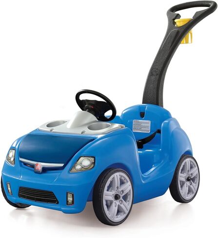 Step2 Whisper Ride II Ride On Push Toy Car, Pink – Ride On Car with Included Seat Belt, Easy Storage and Transport, Makes a Great Stroller Alternative in Kuwait