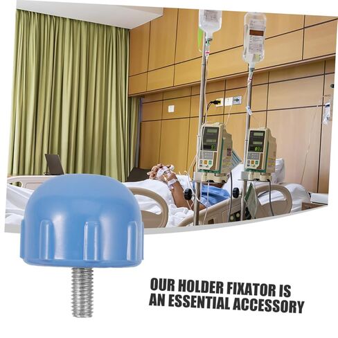 2pcs Handle Fixator for Iv Stand Durable Replacement Accessory Strong Load Bearing Capacity Stable and Portable for Medical Use Hospitals and Homes in Kuwait