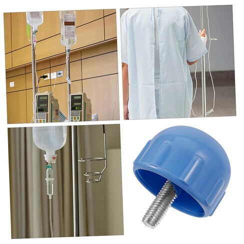 2pcs Handle Fixator for Iv Stand Durable Replacement Accessory Strong Load Bearing Capacity Stable and Portable for Medical Use Hospitals and Homes in Kuwait