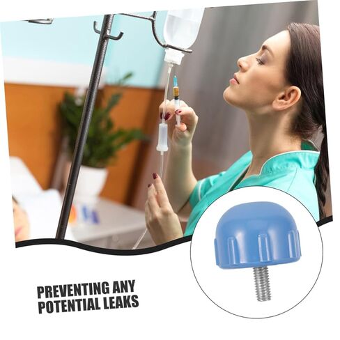 2pcs Handle Fixator for Iv Stand Durable Replacement Accessory Strong Load Bearing Capacity Stable and Portable for Medical Use Hospitals and Homes in Kuwait