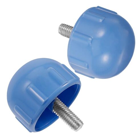 BESTYASH 2pcs Iv Stand Replacement Parts Screw Cap Mushroom Design for Secure Fixation Lightweight and Accessory for Home and Clinic Use in Kuwait