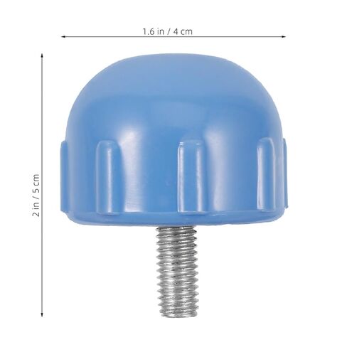 BESTYASH 2pcs Iv Stand Replacement Parts Screw Cap Mushroom Design for Secure Fixation Lightweight and Accessory for Home and Clinic Use in Kuwait