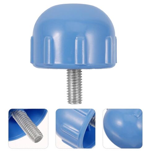 BESTYASH 2pcs Iv Stand Replacement Parts Screw Cap Mushroom Design for Secure Fixation Lightweight and Accessory for Home and Clinic Use in Kuwait