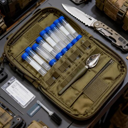 مجموعة أنابيب تخزين بلاستيكية مكونة من 20 قطعة مع أغطية إغلاق ومقياس قياس وملعقة ضبط in Kuwait