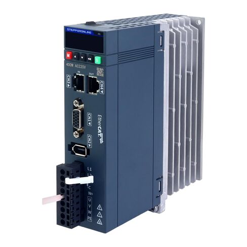 STEPPERONLINE محرك سيرفو يعمل بالتيار المتردد EtherCAT A6 سلسلة 400 واط محرك سيرفو 3000 دورة في الدقيقة 1.27 نيوتن متر 17 بت التشفير المطلق IP67 + 400 واط EtherCAT محرك سيرفو يعمل بالتيار المتردد + كابلات 3.0 متر in Saudi Arabia