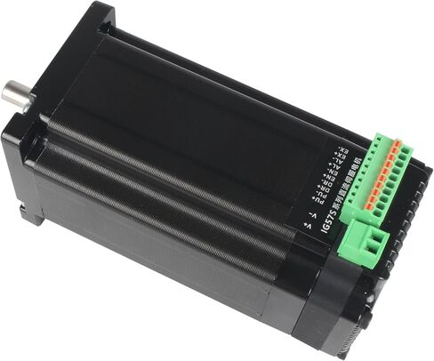 CNCTOPBAOS Integrated Nema23 1.5N.m Closed Loop Stepper Motor Driver, All-in-one 3000RPM 24-60V DC 5A 1000 Line Encoder TTL Multi-Microstep 8mm Shaft 57 Motor for CNC Machine, Industrial Automated in Saudi Arabia