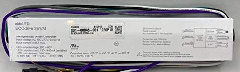 ECOdrive 361/M 350MA LIN، ECOdrive AC، 30 وات، 0-10 فولت، تيار ثابت، مخرج 1 × 55 فولت، أسلاك طيران، معدن طويل، 226P1V، EC0361M1 350MA LIN in Kuwait