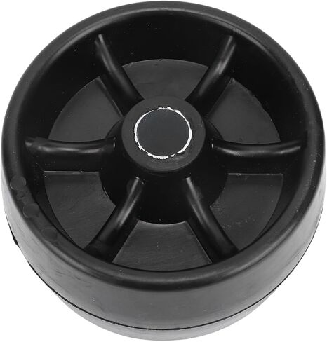 Trailer Tongue Jack Wheel, 6 Inch Metal Rubber Replacement Caster Side Wheel for 9/10 Inch Shaft Diameter Boat Trailers in Saudi Arabia