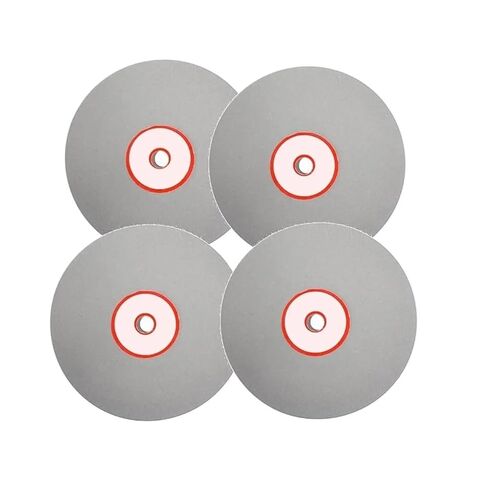 ACE850 4pcs/Set 100mm Polishing Grinding Disc 600 800 1200 3000 Grit Diamond Coated Flat Lap Wheel Lapidary ACE850 in Kuwait
